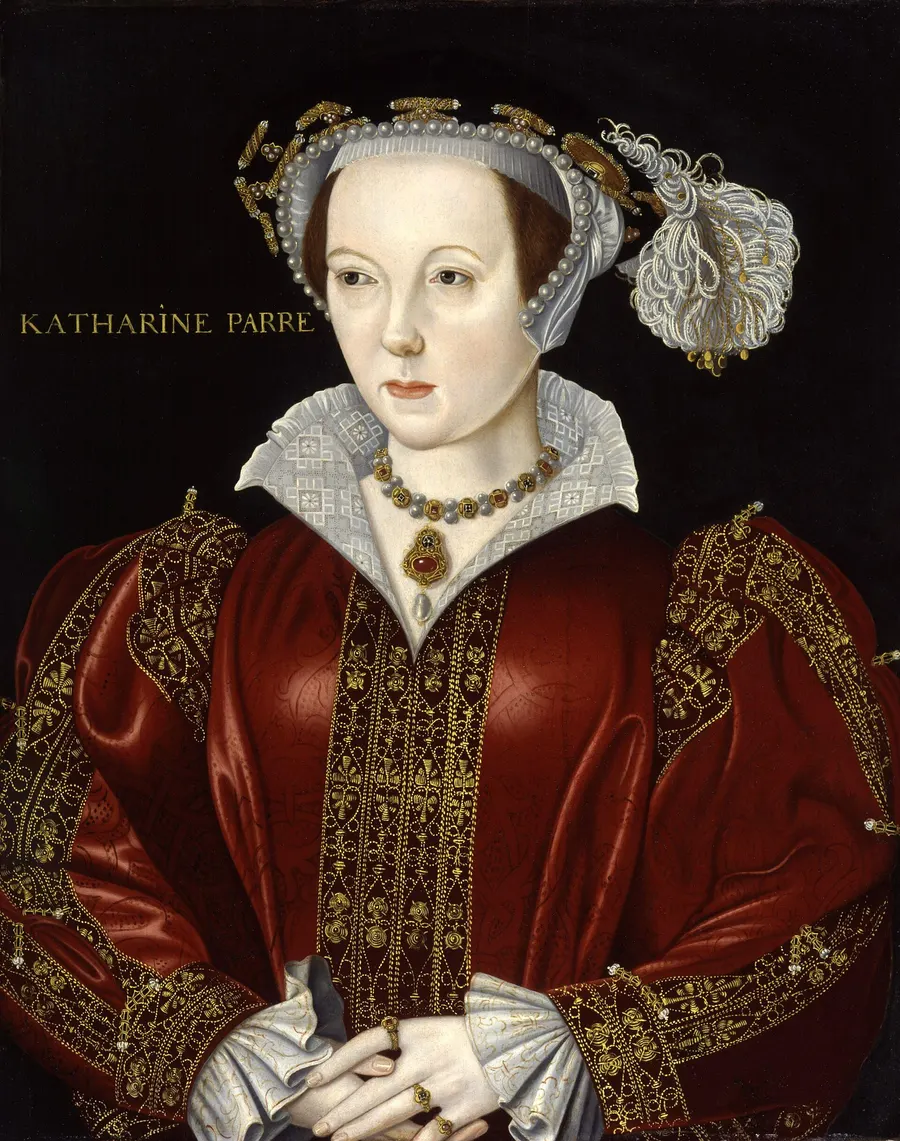 Katherine Parr, Henry VIII's sixth wife, in a 16th-century portrait possibly by William Scrots