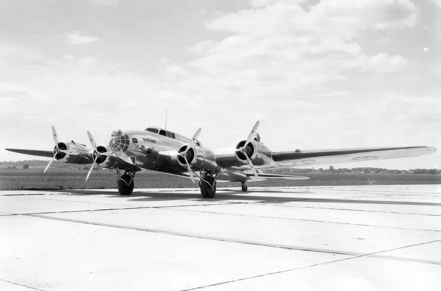 The Boeing Model 299, prototype of the B-17 Flying Fortress