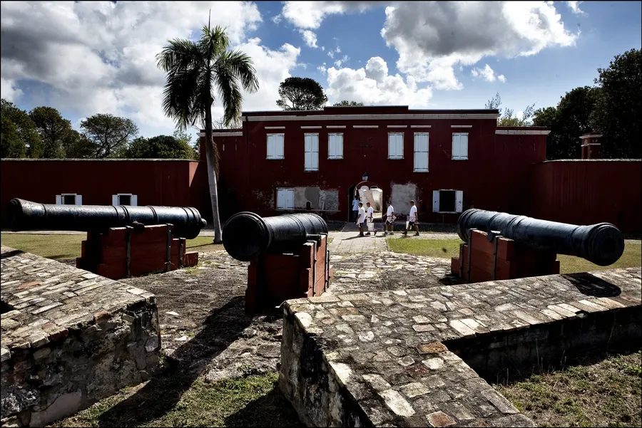 Fort Frederik at Frederiksted on St Croix, where the enslaved people of the island gathered to demand their freedom in 1848