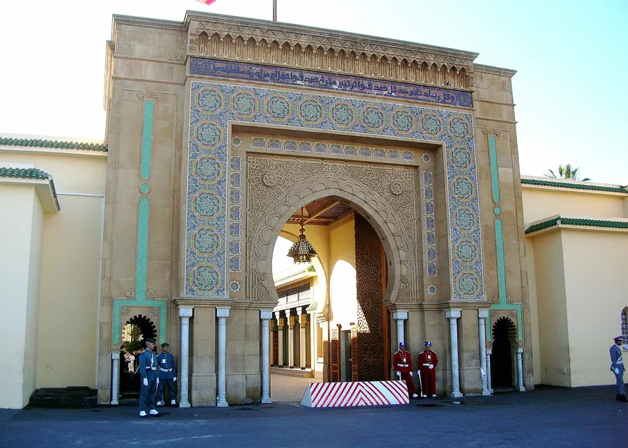 The Royal Palace in Rabat, the official residence of the King of Morocco