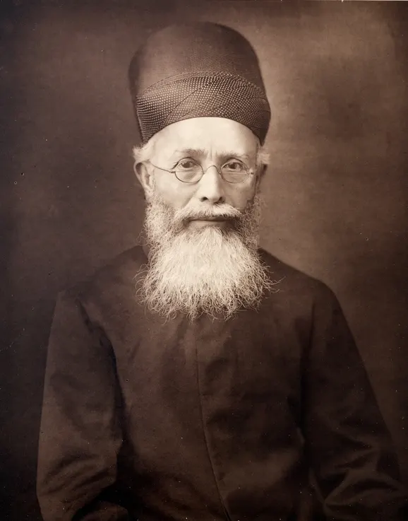 Dadabhai Naoroji, in a portrait published in 1889
