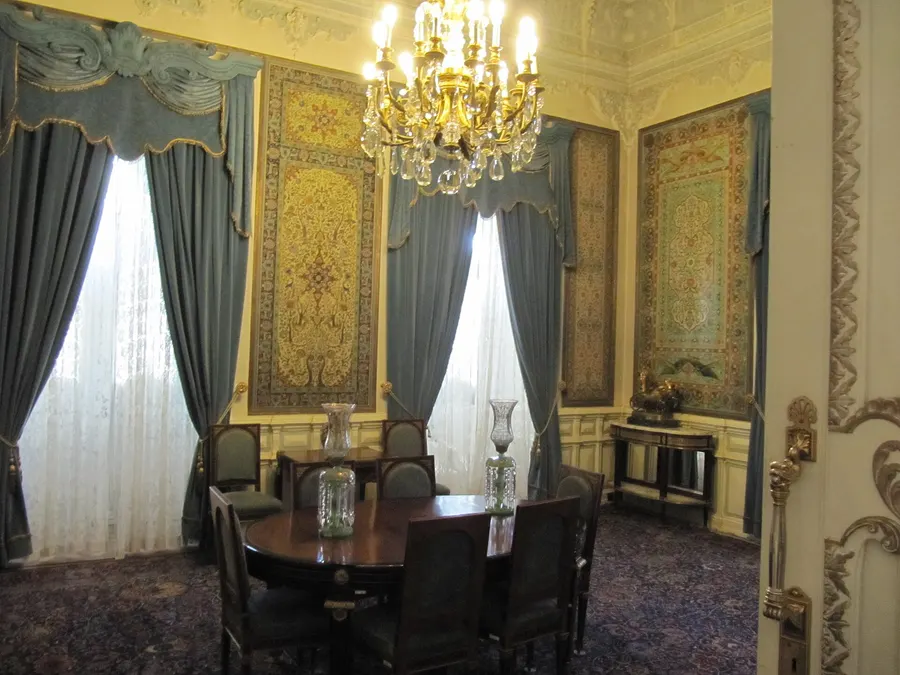 A room in the Saadabad Palace complex in northern Tehran