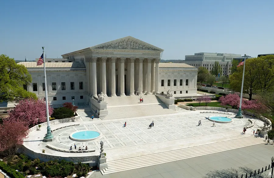 The United States Supreme Court Building in Washington, DC