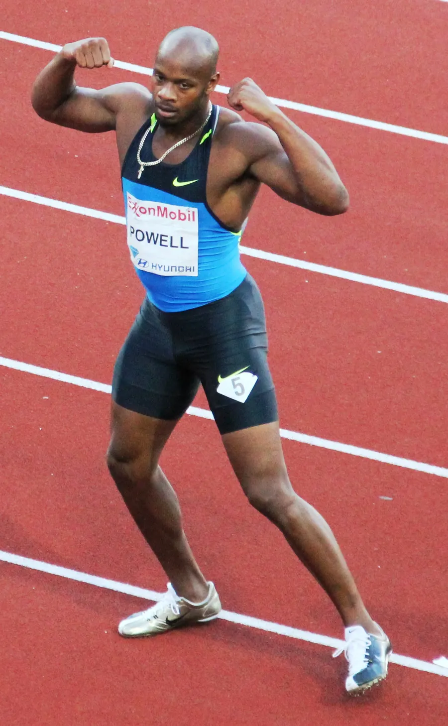 Asafa Powell at the Bislett Games in Oslo in 2010