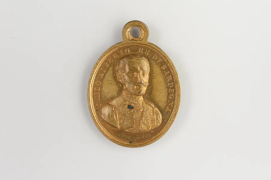A gilt medal struck to mark the election of Pius IX on 16 June 1846