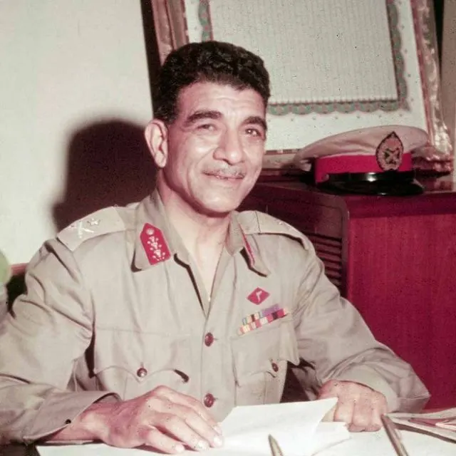 Muhammad Naguib, Egypt's first president, in 1953