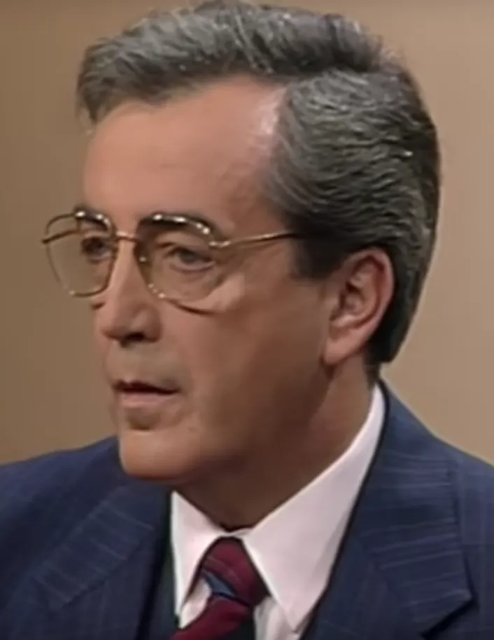 Alois Mock, Austria's foreign minister, in 1986