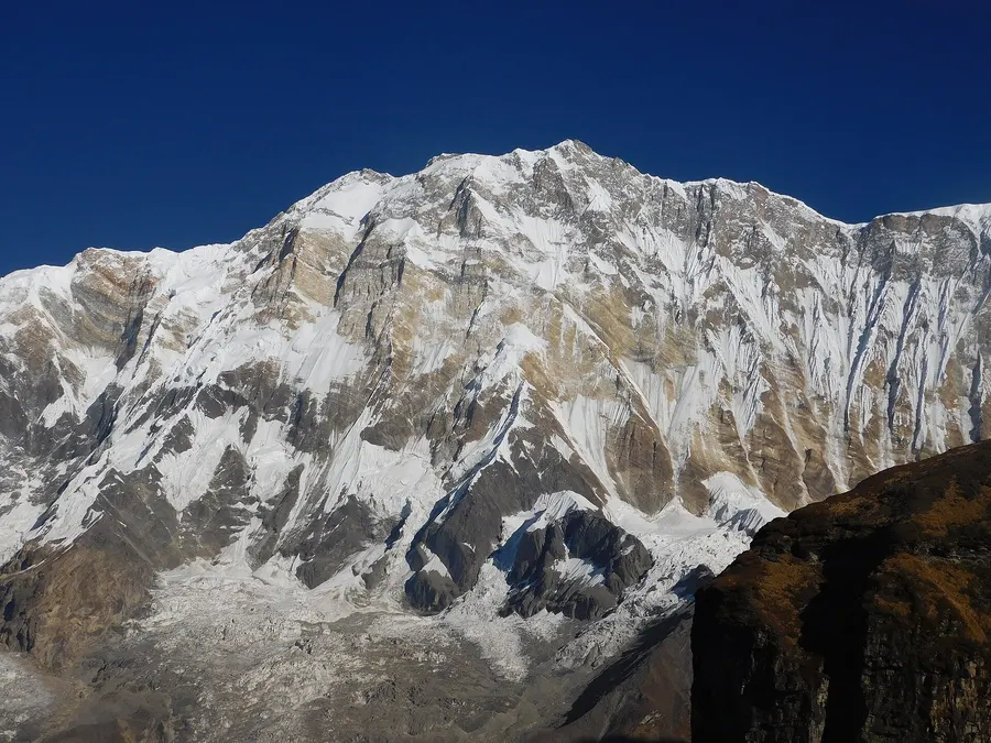 The south face of Annapurna I in Nepal