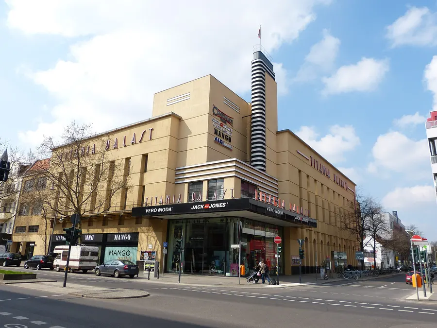 The Titania-Palast cinema in Berlin-Steglitz, where the first Berlin film festival opened, photographed in 2012
