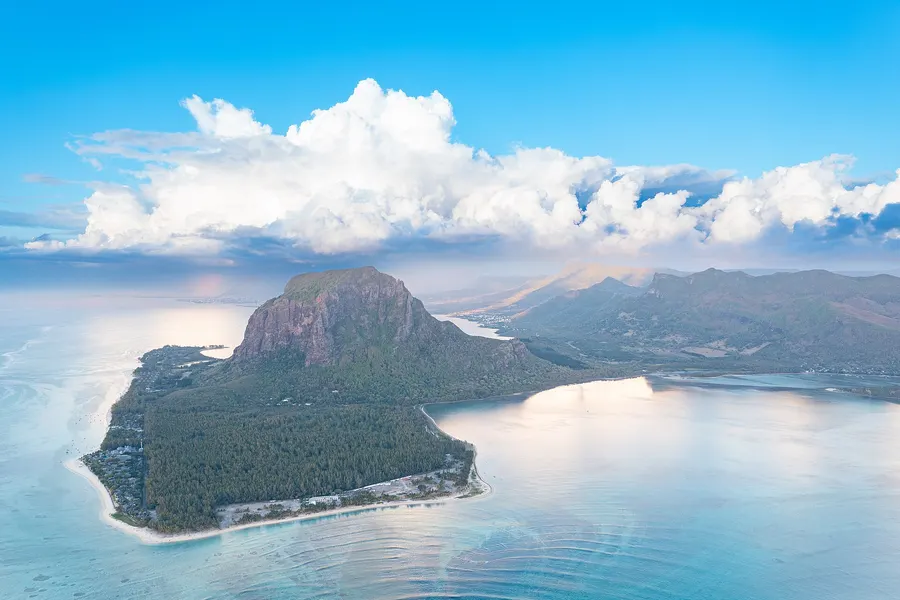 Le Morne Brabant in south-west Mauritius, a refuge for escaped slaves and now a UNESCO World Heritage Site.