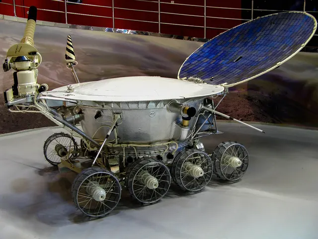 A full-size model of the Lunokhod 1 rover.