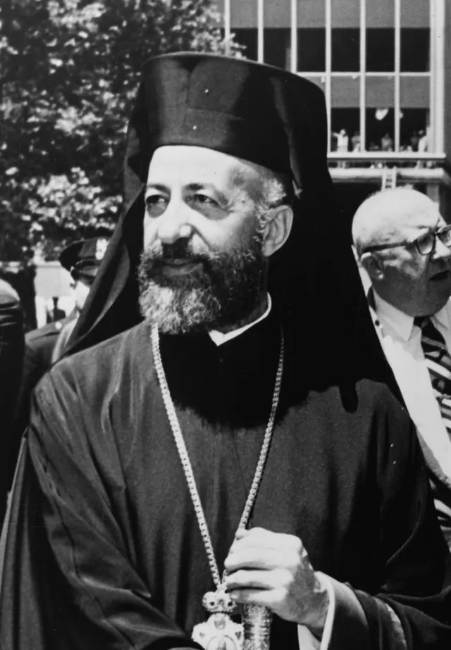 Archbishop Makarios in New York, 1962.
