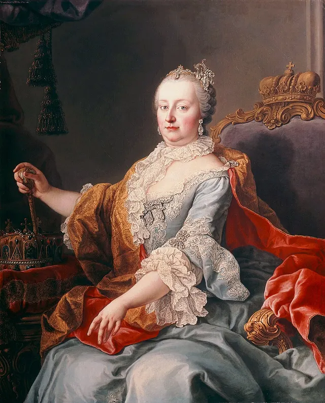 Maria Theresa, painted by Martin van Meytens.