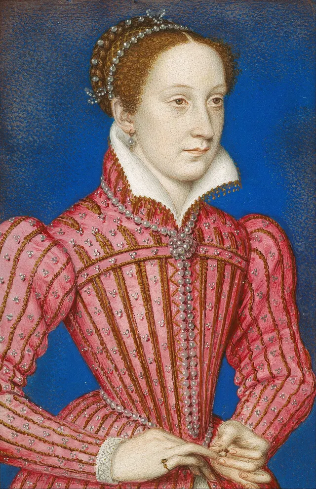 Mary, Queen of Scots, in a portrait after François Clouet