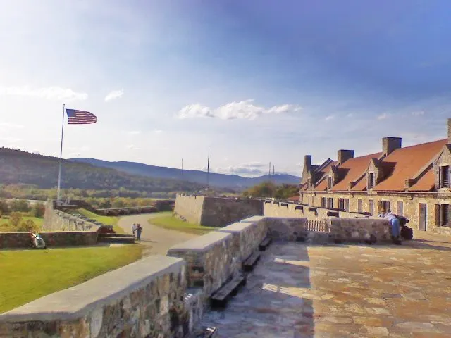 Fort Ticonderoga on Lake Champlain, New York