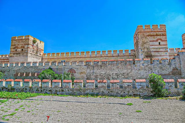 Arches in the outer ring of the Theodosian Walls of Constantinople