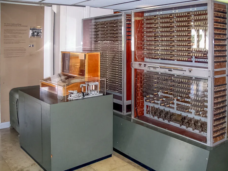 The reconstruction of Konrad Zuse's Z3 computer at the Deutsches Museum, Munich