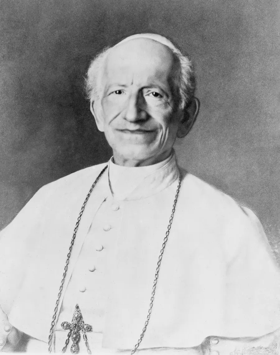 Pope Leo XIII, photographed by Francesco De Federicis in 1898.