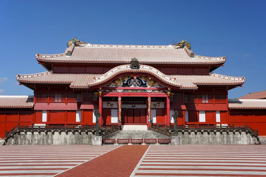 Shuri Castle in Naha, Okinawa, the old seat of the Ryukyu kings