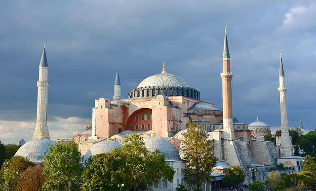 Hagia Sophia in Istanbul, the great church where Baldwin of Flanders was crowned
