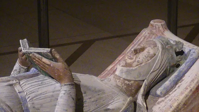 The tomb effigy of Eleanor of Aquitaine at Fontevraud Abbey