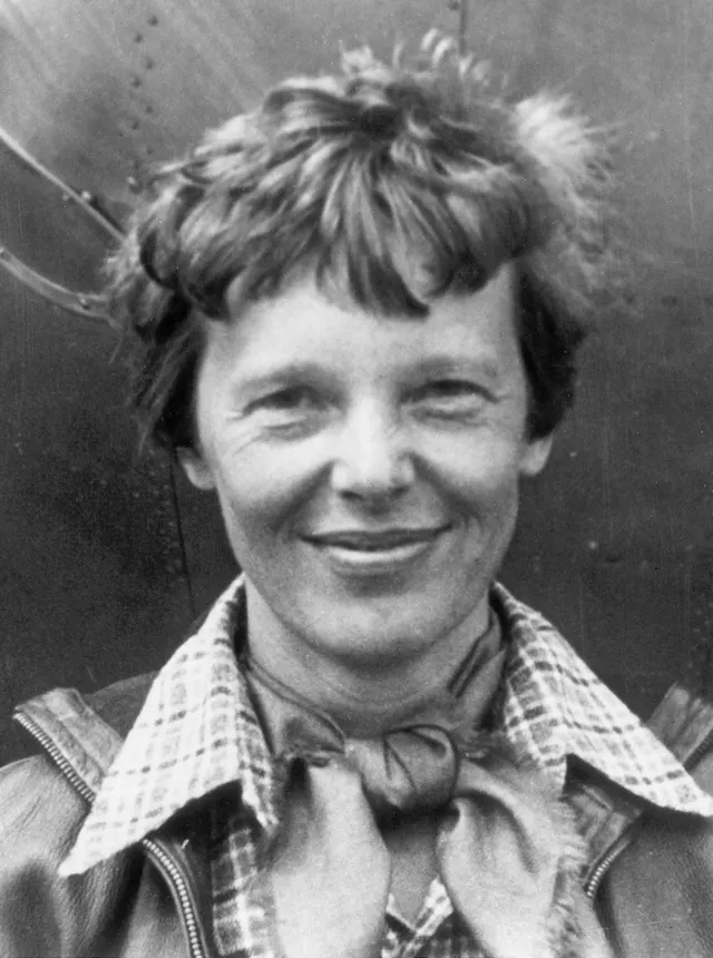 Amelia Earhart, pictured in the 1930s