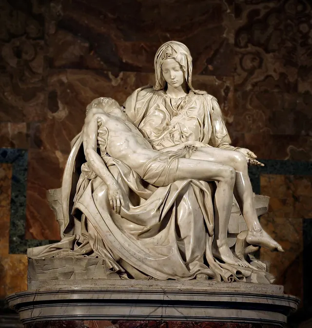 Michelangelo's Pietà in St Peter's Basilica, Vatican City