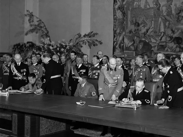 The signing of the Pact of Steel in Berlin, May 1939