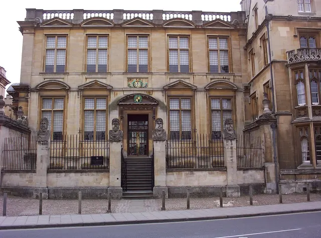 The original Ashmolean building on Broad Street, Oxford, now the History of Science Museum