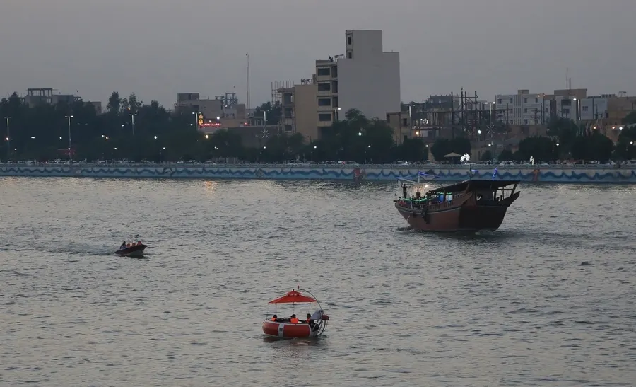 The waterfront at Khorramshahr in 2018