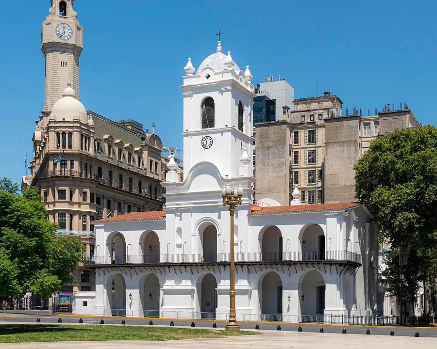 The Cabildo, Buenos Aires's colonial town hall on the Plaza de Mayo