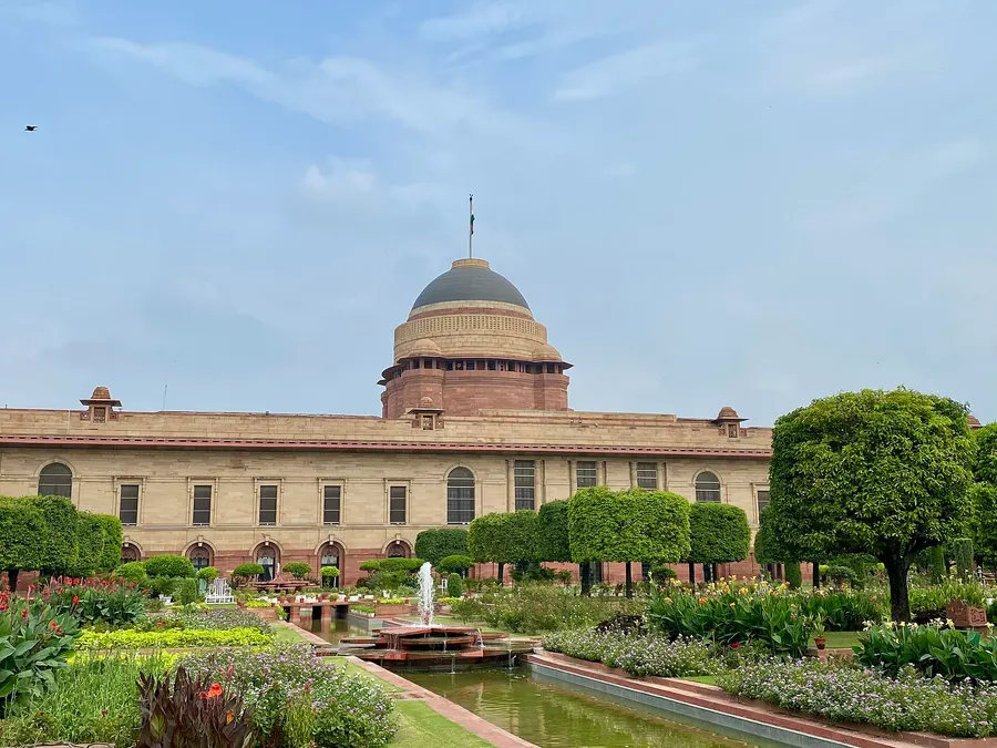 Rashtrapati Bhavan in New Delhi, the official residence of the President of India