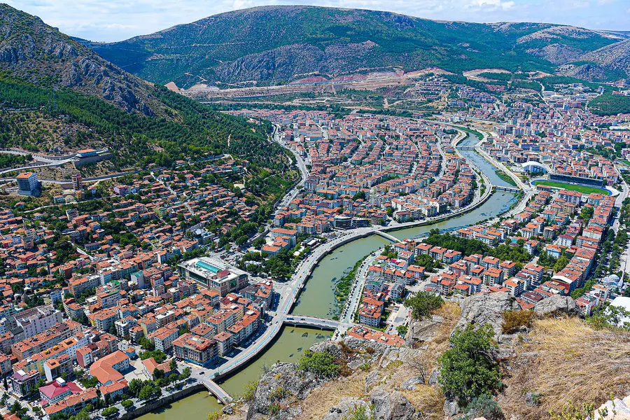 The town of Amasya in northern Turkey, where the peace was agreed