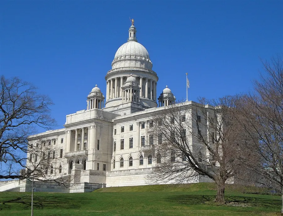 The Rhode Island State House in Providence