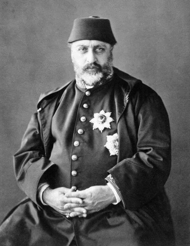 Sultan Abdülaziz, photographed by the Abdullah Frères studio in Istanbul