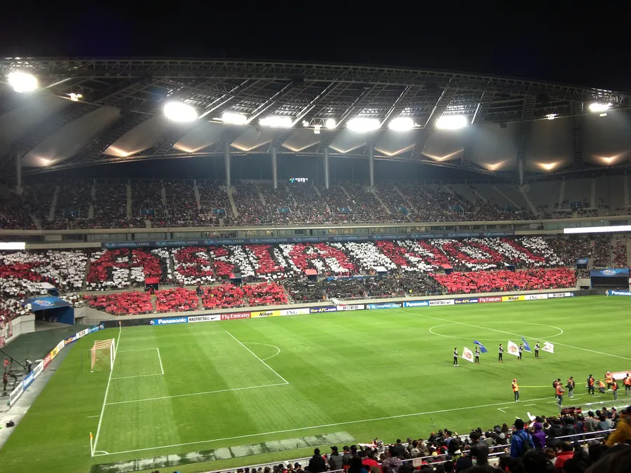 The Seoul World Cup Stadium, where the 2002 tournament opened, during a match in 2013