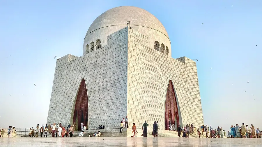 Mazar-e-Quaid, Jinnah's mausoleum in Karachi.