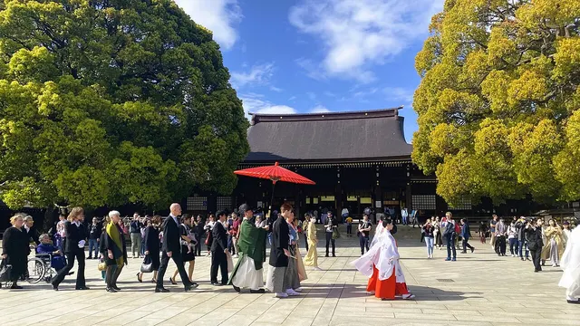 Meiji Shrine in Tokyo.