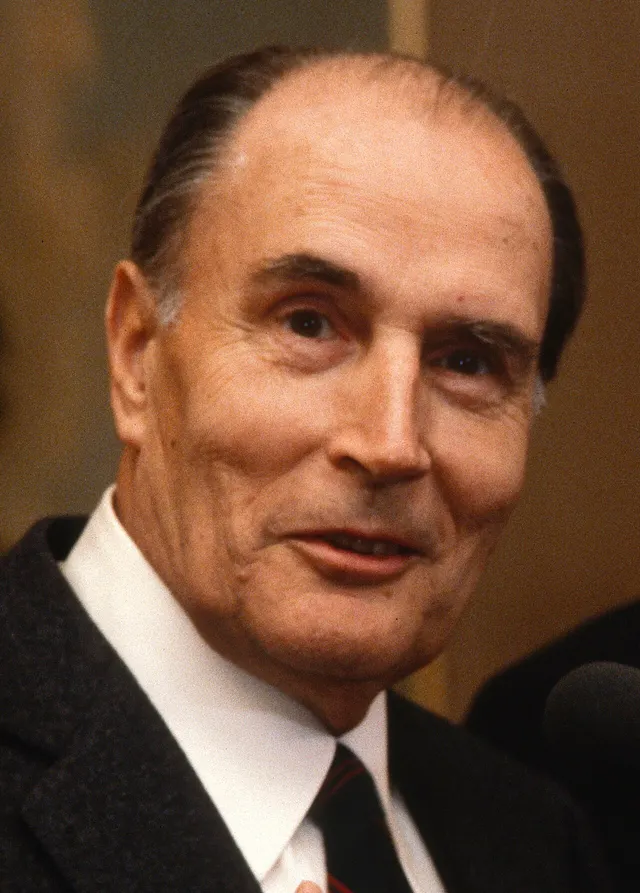 François Mitterrand, president of France from 1981 to 1995.