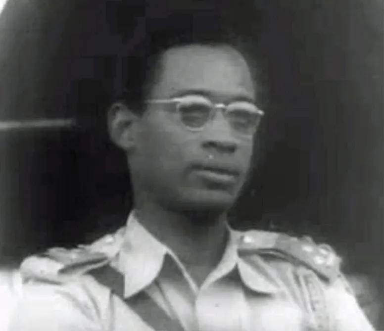 Colonel Joseph Mobutu in December 1960.