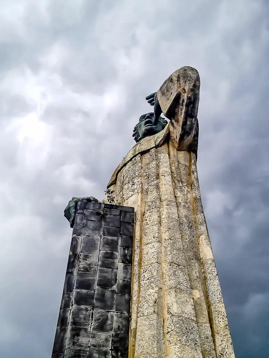 The statue of Antonio de Montesinos in Santo Domingo, Dominican Republic.