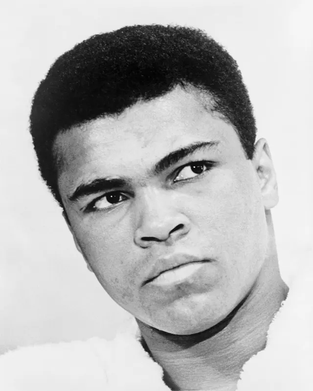 Muhammad Ali in 1967, three years after he first won the title as Cassius Clay.