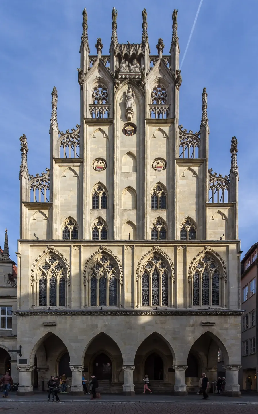 The historic town hall at Münster, one of the two towns where the peace was negotiated.