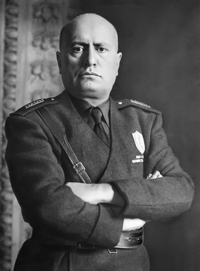 Benito Mussolini, who proclaimed the Axis in a speech at Milan a week after the agreement was signed.