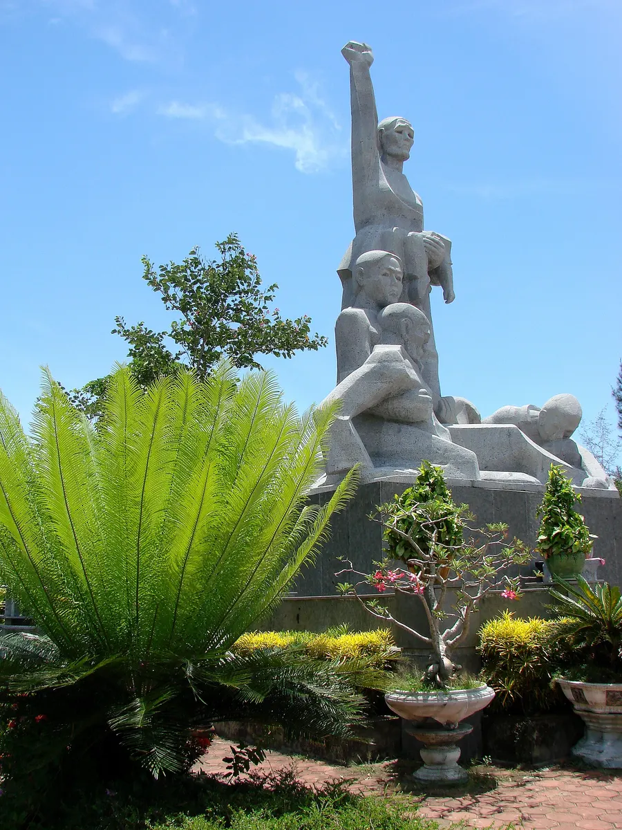 The main monument at the My Lai memorial site near Quang Ngai, Vietnam, 2009.