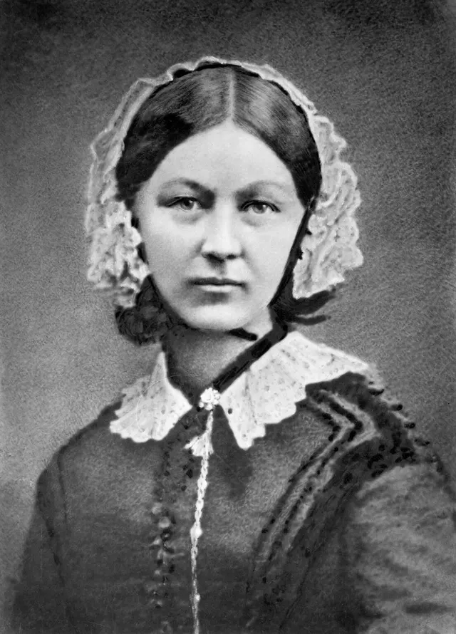 Florence Nightingale, photographed by Henry Hering.