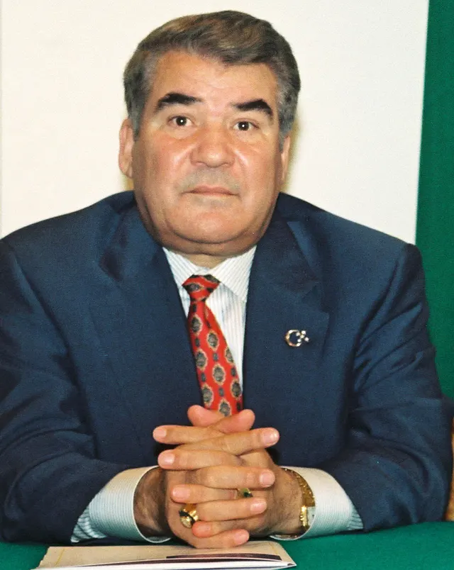 Saparmurat Niyazov, Turkmenistan's first president.