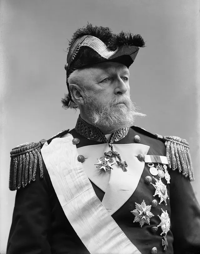 Oscar II, king of Sweden and, until 1905, of Norway.