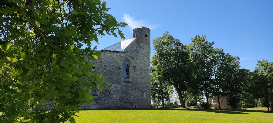 The ruins of Padise monastery in Estonia, whose monks were killed at the start of the uprising.