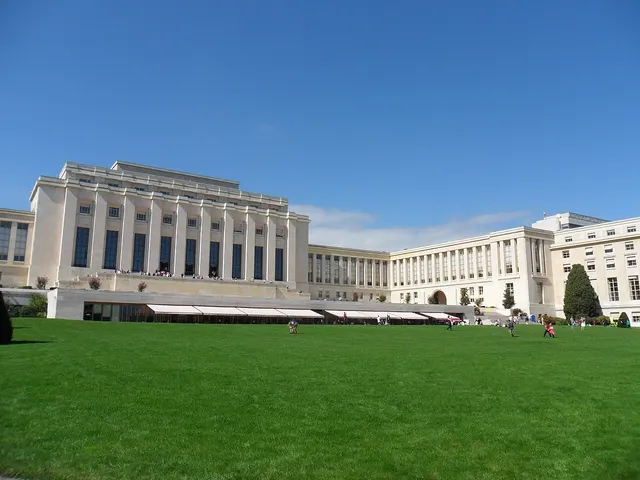 The Palace of Nations in Geneva, where the UN's human rights committees meet.